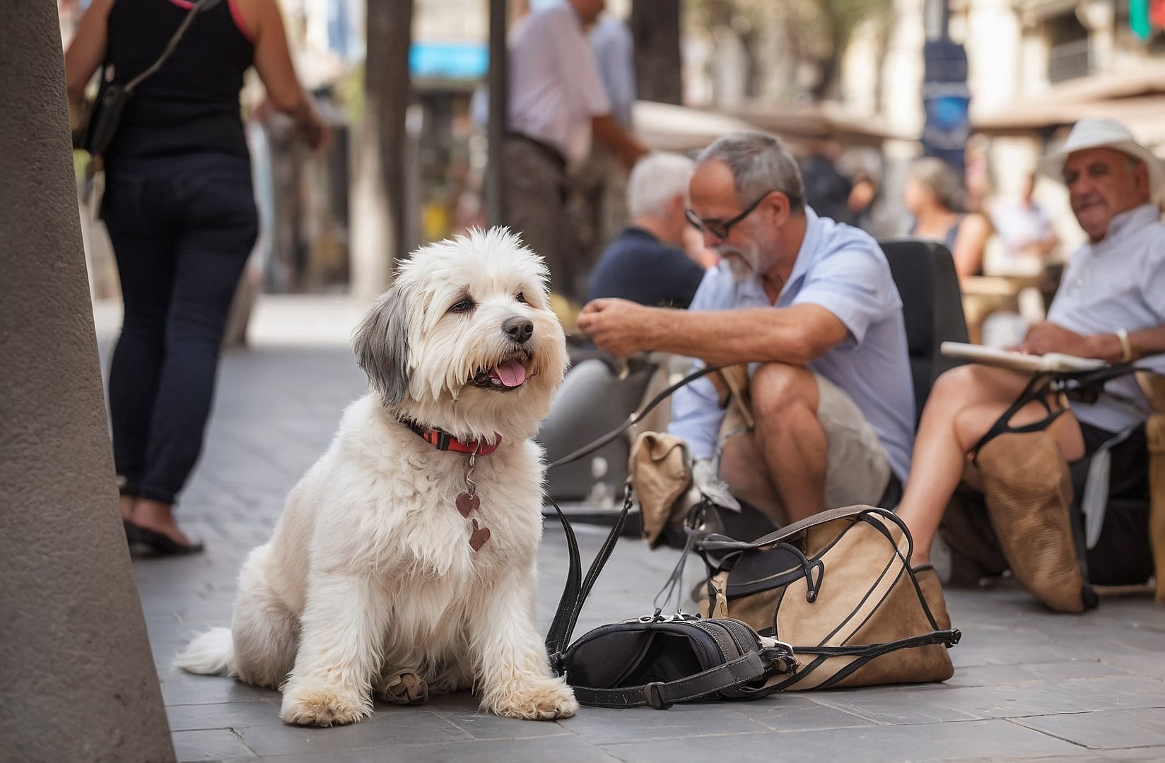 Mascota en el parque